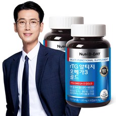 뉴트리디데이 rTG 알티지 오메가3 골드 3개월분 2병, 2개, 단품