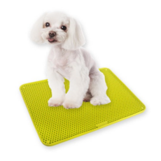  쥬쥬베 실리콘 친환경토일렛 배변판, 그린, 50 x 40 cm 