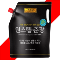 이금기 춘장 오뚜기 원스텝 스파우트 2kg 업소용, 이금기 춘장 오뚜기 원스텝 스파우트 2kg 업, 1개