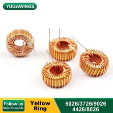 10Pcs 자기 링 인덕터 Toroid 초크 코일 Toroidal 인덕턴스 5026 3726 4426 8026 22uH ~ 220uH, 4426 47uh 3a 0.6 v