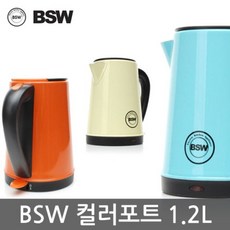 BSW 포커스 전기포트 -1415-KS2 쿠커 멀티 토스터 무선 주전자 주방가전 크림