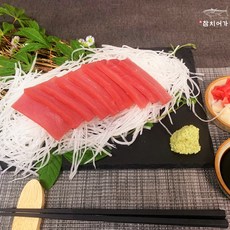 [참치어가]손질없이 먹는 슬라이스 참치 회 눈다랑어 속살 120g, 1개
