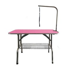 애견 미용 테이블 미용대 접이식 휴대용 털 손질 깎기, 블루 60x45x73