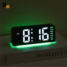 대신스토어 LED 디지털 탁상시계, 그린