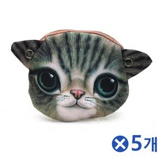 [샤이니]실사 고양이 강아지 파우치5x개 화장품수납 여성 mk#_+kj991r