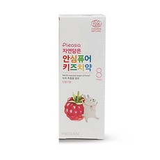 플레시아 자연담은 키즈 치약 산딸기향, 80g, 4개입