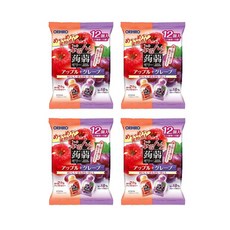 일본 오리히로 곤약젤리 사과/포도 2가지 혼합맛, 48개, 20g