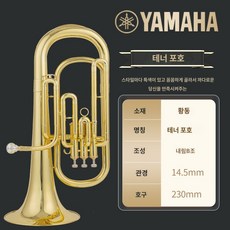  YAMAHA Alto Euphonium Bb 235mm 야마하 유포니움 유포니엄 유포늄 B 플랫, A.산리지안 테너 