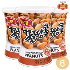 [머거본] 꿀땅콩 135g 6캔, 꿀땅콩 135g x 6캔, 상세설명 참조, 꿀땅콩 135g x 6캔