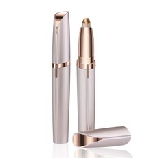 USB 전기 눈썹 트리머 여성용 제모기 메이크업 무통 미니 면도기 휴대용 얼굴 털 리무버, gold-usb, 1개, 04 Gose gold