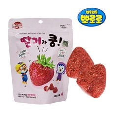 뽀로로 딸기가쿵 동결건조 과자 건조 과일 과일칩, 1개