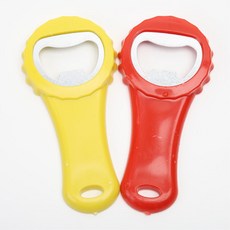 귀여운 병뚜껑 모양 컬러 오프너 1p 쥬스병 쨈병 캠핑용 뚜껑오프너 뚜껑따게 병따개, 레드, 1개