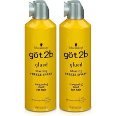 (2팩) 미국 갓투비 글루 블라스팅 프리즈 스프레이 340ml / GOT 2B Glued Blasting Freeze Spray, 340g, 2개