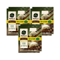 cj 비비고 수제 진한고기만두 3+3 400g 6개 (냉동)