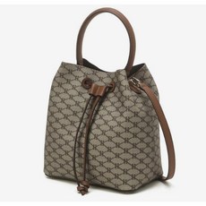 헤지스여성로고패턴가죽숄더백