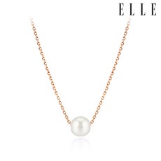 엘르악세사리 여성용 베이직 진주 목걸이 8mm ELBRNN198