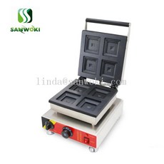 상업용 샌드위치 와플 베이킹 머신 110V 220V 토스트 메이커, CN, 1개