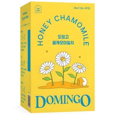 DOMINGO 蜂蜜洋甘菊茶包, 1.3g, 20包, 1盒