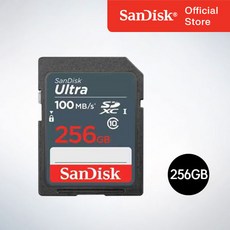 샌디스크코리아 공식인증정품 SD메모리카드 SDXC ULTRA 울트라 DUNR 256GB, 1개