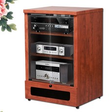 앰프 랙 스피커 수납장 오디오 장 원목 받침대 다이, 화이트 80cm, 1개