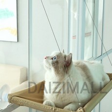 다이지몰 고양이 창문 해먹 고양이타워, 아이보리, 1개