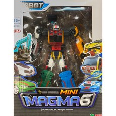 영실업 또봇V 6단합체 미니 마그마6