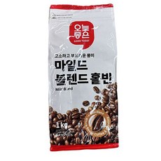 오늘좋은 오늘좋은 마일드 블렌드 홀빈 1kg, 1개, 0.89kg