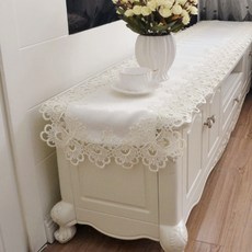 레이스거실장커버
