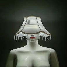 LED 조명 램프 모자 멋진 민속 춤 두툼한 무대 공연 머리 장식 댄스 코스튬