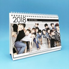 SEVENTEEN 세븐틴 달력 굿즈 - 탁상달력 / 2017-2018