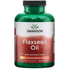 스완슨 EFAs 플렉씨드 오일 1000mg 소프트젤 200정, 1개