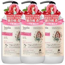 제이멜라 디즈니 프린세스 에리얼 블라썸 츄 헤어 퍼퓸샴푸 1000ml, 3개