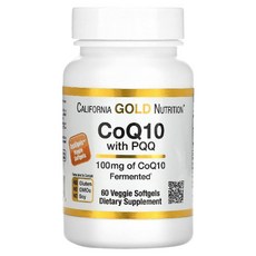 California Gold Nutrition (캘리포니아 골드 뉴트리션) PQQ 함유 CoQ10 100mg 베지 캡슐 60정(1), 60 개, 60개, 60개