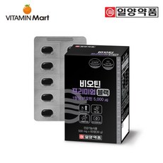 일양약품 비오틴 프리미엄 블랙 영양제 30g, 60정, 1개