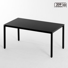 209애비뉴 제로데스크 1500x600 게이밍/게임용/컴퓨터책상/데스크 초강력 책상, 블랙프레임+블랙상판