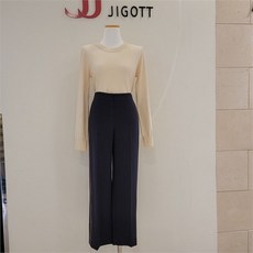JJ JIGOTT JJ JIGOTT NC02 하프 밴딩 스티치 팬츠 GJ2A0SLR1 (6596783)