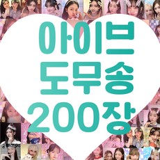 아이브 시즌그리팅 포카 포토카드 굿즈 안유진 장원영 100장 도무송 포토앨범, 200장