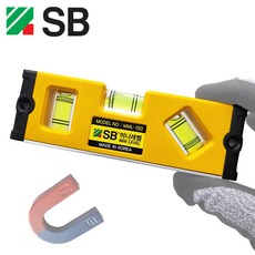 SB 에스비 국산 미니수평 자석 포켓 레벨 수평계 수평대 MML-150, 1개