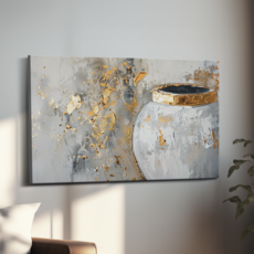 아트앤코 돈 들어오는 달항아리 캔버스 그림 75x50cm 풍수지리 인테리어 대형 액자, AT3158 달항아리 금로도예
