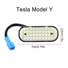 자동차 48 Led 조명 인테리어 수하물 트렁크 부팅 조명 램프 테슬라 모델 Y 인테리어 교체 부품 Dropship, 한개옵션0, 1개