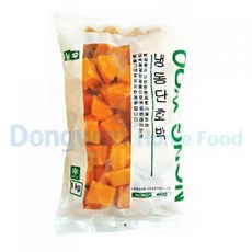 호박 냉동 1kg, 1개, 단품