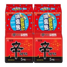 배홍동 쫄쫄면 16입 신라면 20입 총36봉