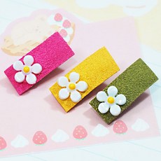 [문펫] 데이지꽃집게(미니), 노랑, 1개