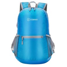 스노우보드가방 ZOMAKE 남녀공용 초경량 배낭 소형 방수 여행 하이킹 데이팩 가방 스포츠, 03 light blue_01 18 inches, 1개