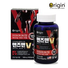 맨즈맨 남성 정력식품 옥타코사놀 아르기닌 나이아신 아연 마카 마늘오일 쌀눈 zinc 에너지비타민 지구력증진 원기회복 스테미너 정력 자양강장 체력보충 종합영양제 건강기능식품 효능 추천 식약처, 1개, 500mg x 90캡슐