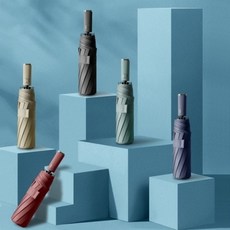 기타 베이직 자동 자외선차단 암막 양산 우산, 1개, 베이직 자동 암막 양우산 블랙