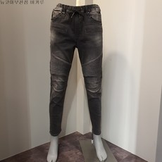 BUCKAROO 2장!! 바이커진 스판 좋고 편안한 허리밴딩 남성 청바지