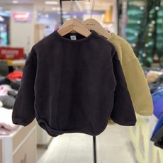 [뉴코아 괴정] *품절임박* 키즈 귀여운 라인의 공용 기모 긴팔 마르비 데이랍빠티