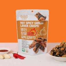 오희숙전통부각 명인 찹쌀 매운 갈릭 김부각, 40g, 1개