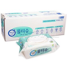 깨끗한나라 물티슈 편백민트 (캡형) 100매 x 10개 코스트코